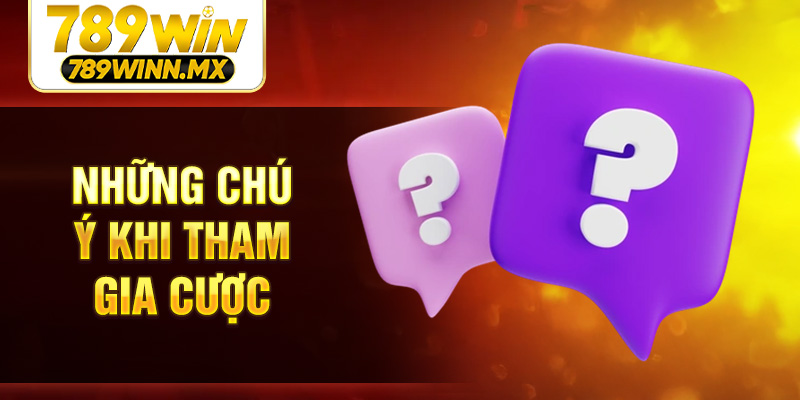 Những chú ý khi tham gia cược